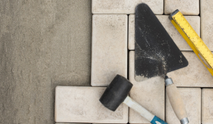 Install the Paving Slabs