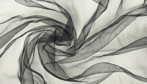 Tulle-wrapped giant balloon