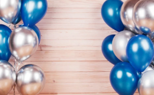 Balloon Arch for a Birthday