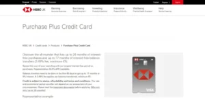 HSBC Purchase Plus Credit Card