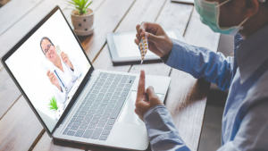 Making an appointment with a particular physician