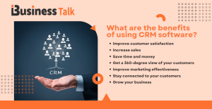 What are the benefits of using CRM software