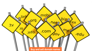Buy and sell domain names