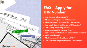 FAQ – Apply for UTR Number