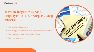 How to Register as Self-employed in UK Step-By-step Process