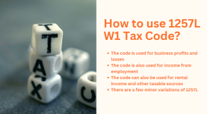How to use 1257L W1 Tax Code