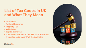 List of Tax Codes in UK and What They Mean