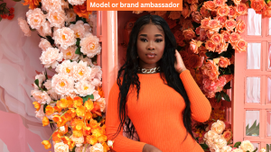 Model or brand ambassador for a local company