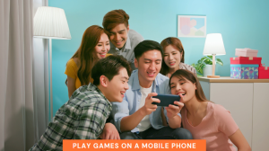 Play games on a mobile phone