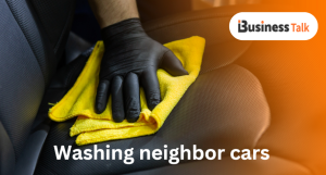 Washing neighbor cars