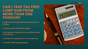 Can I Take Tax Free Lump Sum From More Than One Pension