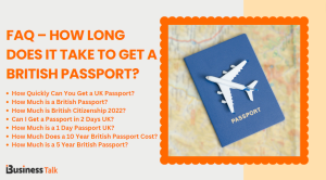 How Much is a 5 Year British Passport