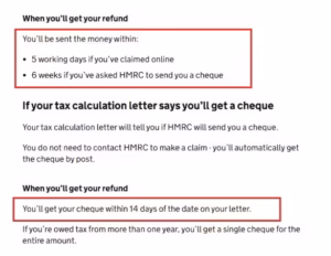 P800 And PAYE Tax Refund