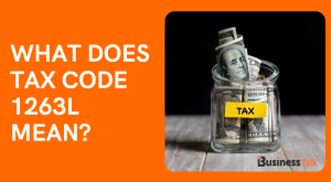 What Does Tax Code 1263l Mean