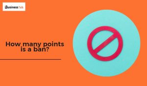 How many points is a ban