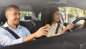 Losing control of the vehicle when manoeuvring