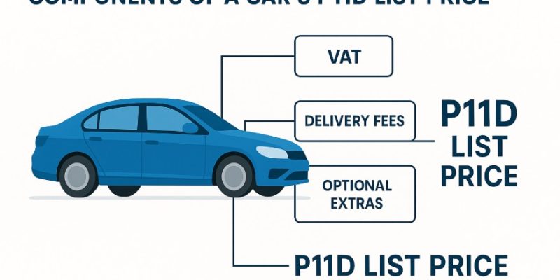 List Price of Car for P11D