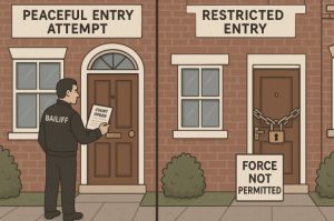 Under What Circumstances Can a Bailiff Use Force to Enter a Property