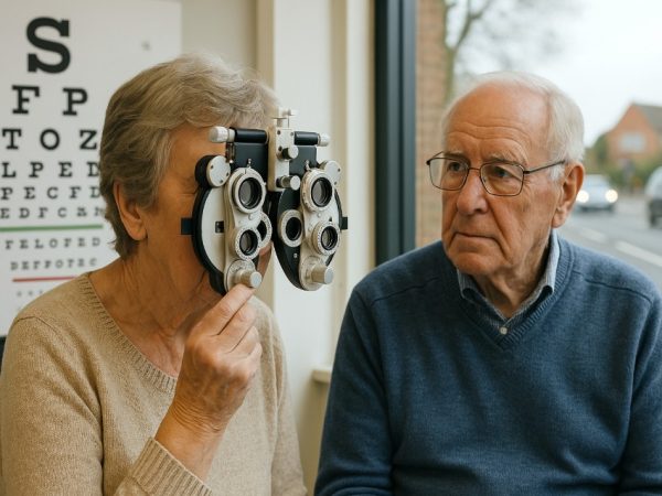 over 70s driving eye test