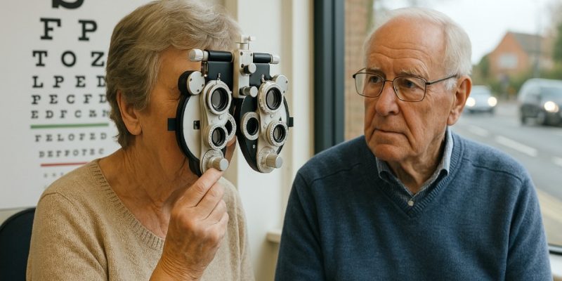 over 70s driving eye test