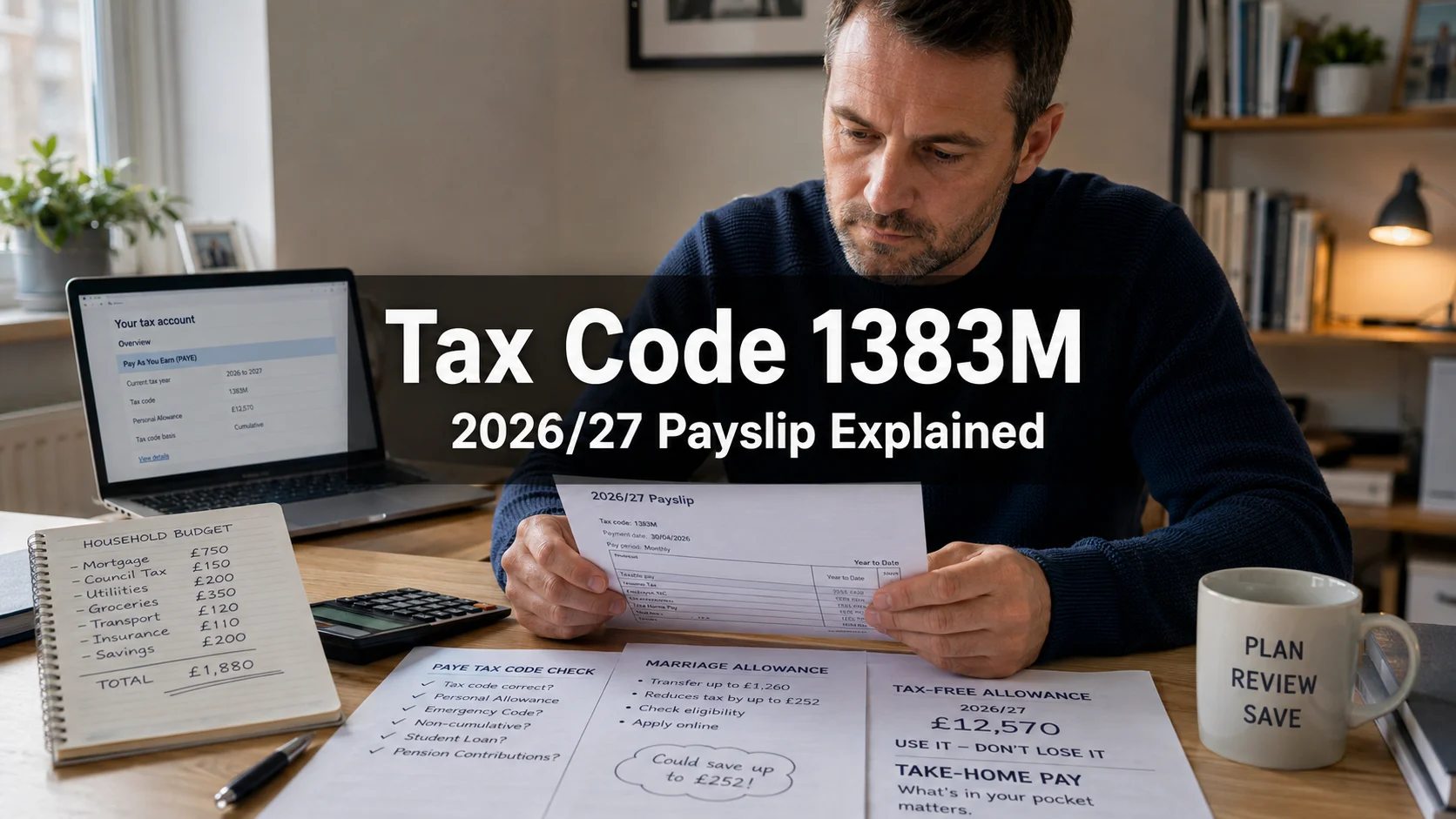 Tax Code 1383M: What It Means for Your 2025/26 Payslip?