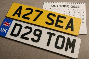 What Are the DVLA Number Plate Changes Happening in October 2025