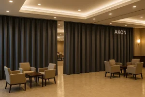 AKON Commercial Sound Deadening Curtains