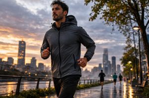 A Sports Jacket or Zip-Up Hoodie