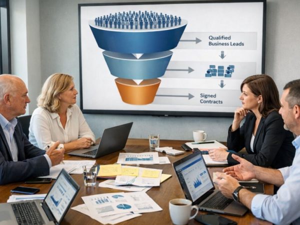 b2b seo sales funnel