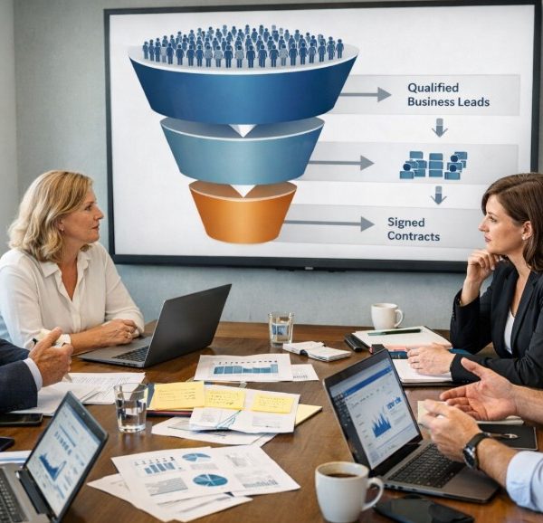 b2b seo sales funnel