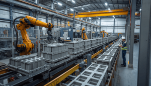 Automation in Concrete Lego Block Mould Production