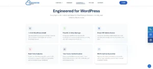 Purpose built for WordPress performance