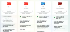 Monzo provide different budgeting features